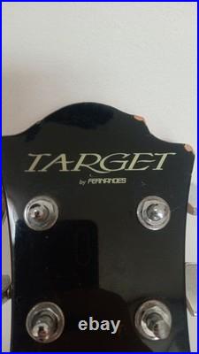 Fernandes hide Signature Style Guitar Set Silver with Tuner Strings Stand Belt