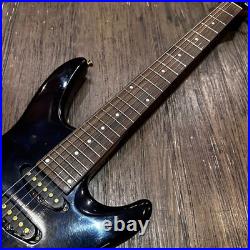 Flavor ST-Style Electric Guitar Blue with Gold Hardware 24F 80% Fret Flavor ST-Style Electric Guitar Blue with Gold Hardware 24F 80% Fret