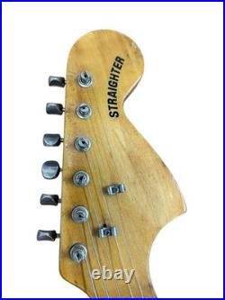 Fresher STRAIGHTER Japan Vintage Strat Style Guitar Sunburst Maple Board w Case