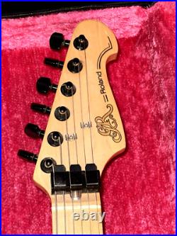 Fuji Roland Electric Guitar Synthesizer 6 String Serial #100757 CASE + OG Lyrics