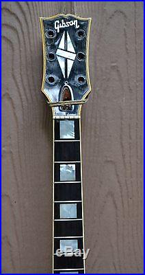 Gibson Black Beauty Les Paul Custom 1973 Needs Humbucking Pickups Parts Project