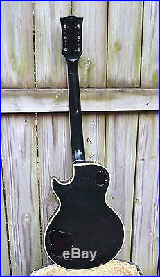 Gibson Les Paul Custom Black Beauty 1973 Need Humbucking Pickups Parts Project