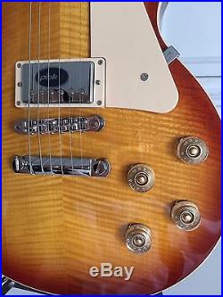 GIBSON LES PAUL TRADITIONAL 2013 FLAME TOP ELECTRIC GUITAR WithOHSC