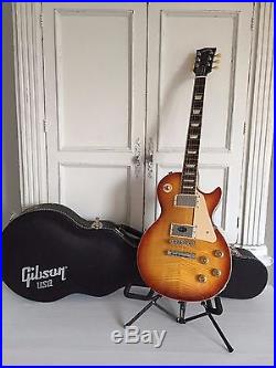 GIBSON LES PAUL TRADITIONAL 2013 FLAME TOP ELECTRIC GUITAR WithOHSC
