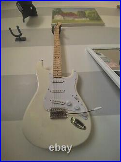 GREAT! Squier Stratocaster, 6 String Olympic White with Smooth Maple Fingerboard