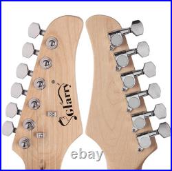 GST Stylish Electric Guitar Kit with Black Pickguard Dark Blue