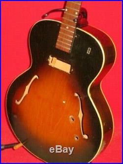 Gibson 1953 Sunburst ES 125 Hollow Body & Neck