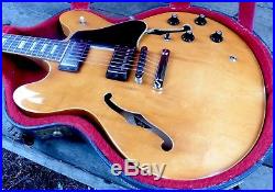 Gibson 1978 Dark Blonde ES-335 w T-tops & OHSC wonderful guitar