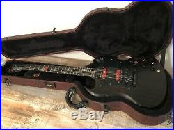 Gibson 2002 Voodoo Sg Electric Guitar Trans Black Finish (t0000)