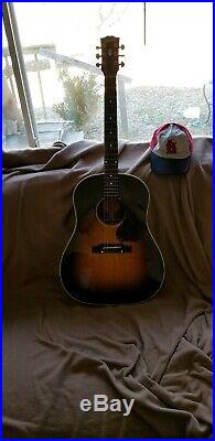 Gibson 2005 J-45 Custom Rosewood Acoustic Electric Guitar With Hard Shell Case