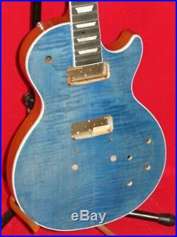 Gibson 2018 USA Ocean Satin Blue Les Paul Deluxe Player Plus Body & Neck