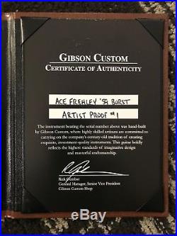 Gibson Ace Frehley Custom Shop Artist Proof #1 Les Paul Guitar 1959 True Histori