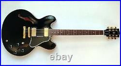 Gibson Custom Shop ES-335 Dot Semi-Hollowbody Guitar Ebony 2011 USA withOHSC