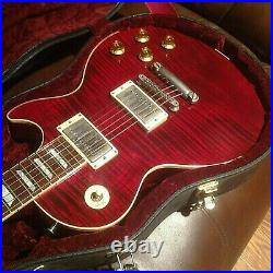 Gibson Custom Shop Les Paul Class 5 Cranberry Flametop ExCn with CS Hardshell Case