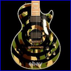 Gibson Custom Zakk Wylde Bullseye Camo Les Paul Custom