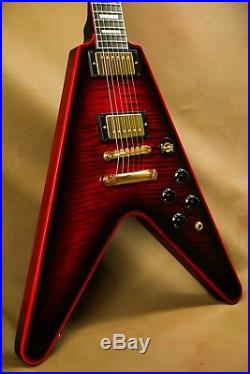 Gibson Flying V Red Widow Custom Shop Electric Guitar