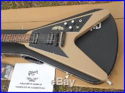 Gibson Government Series Flying V 2013 Tan W Gibson USA Case Manual Certificate