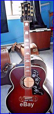Gibson J200 1992 Acoustic/Electric Guitar Tobacco Burst