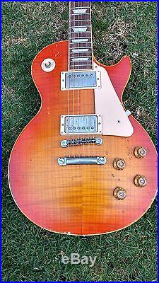 Gibson Les Paul Bill Nash Relic 1959 Conversion Cherry Sunburst with Gibson case