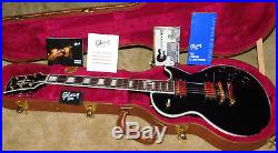 Gibson Les Paul Classic Custom Light LE Electric GuitarGloss Black2016OHSC