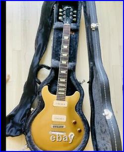 Gibson Les Paul Classic DC Goldtop 2003 P-90 pickups. Rare and discontinued