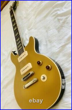 Gibson Les Paul Classic DC Goldtop 2003 P-90 pickups. Rare and discontinued