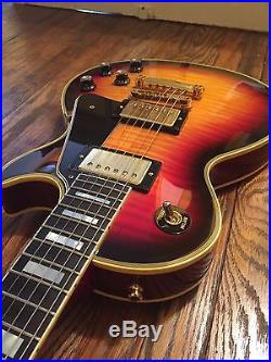 Gibson Les Paul Custom 68 Reissue Flame top Tri Burst 60's Neck