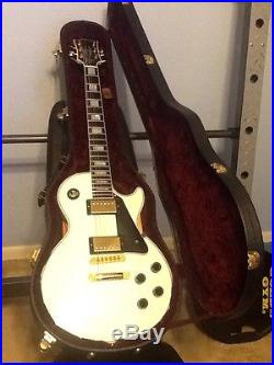 Gibson Les Paul Custom Alpine White Electric Guitar