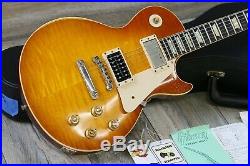 Gibson Les Paul Custom Shop 1959 Jimmy Page Number One Murphy Aged Signed COA #1