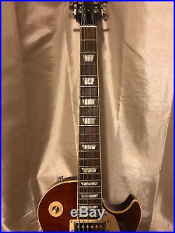 Gibson Les Paul Custom Shop 1959 Reissue R9 Electric Guitar (Iced Tea) 1999 year
