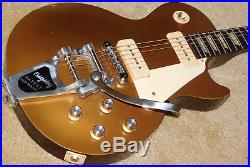 Gibson Les Paul Studio'70s Tribute Electric GuitarGold TopP-90'sBigsby2012