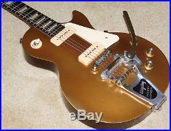 Gibson Les Paul Studio'70s Tribute Electric GuitarGold TopP-90'sBigsby2012