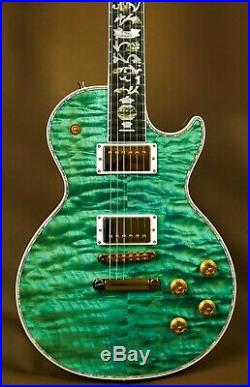 Gibson Les Paul Super Custom Trans Aqua Electric Guitar