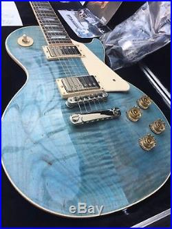 Gibson Les Paul Traditional 2015 Ocean Blue Original Case And Candy