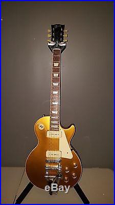 Gibson Les Paul Traditional Gold Top with P-90s and Bigsby 2014 USA Model