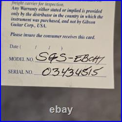 Gibson SGS-Mint Condition