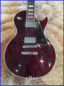 Gibson USA Les Paul Custom 2012 Wine Red Electric Guitar With Papers & Case used