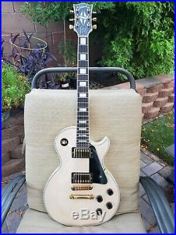 Gibson les paul custom 1990 Limited Colors Transparent White/ ebony 1/200 Made
