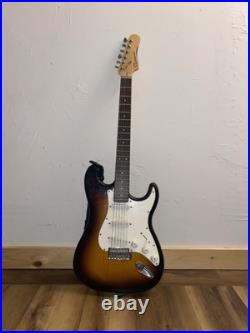 Gladiator? Right-Handed Brown Electric Guitar, 6 String, Gig Bag