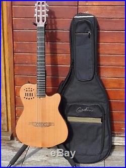 Godin Multiac ACS SA nylon string cedar top acoustic electric guitar