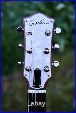 Godin Radiator 2020 Bourbon Burst HH Electric Guitar Rosewood Board