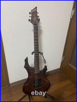 Grass Roots Pierrot Aiji Model Electric Guitar Hamper Brown 24F Pickup