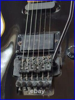 Grass roots G-CL-58 Les paul type Black SSS Electric Guitar Tested From Japan