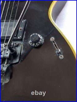 Grass roots G-CL-58 Les paul type Black SSS Electric Guitar Tested From Japan