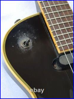 Grass roots G-CL-58 Les paul type Black SSS Electric Guitar Tested From Japan