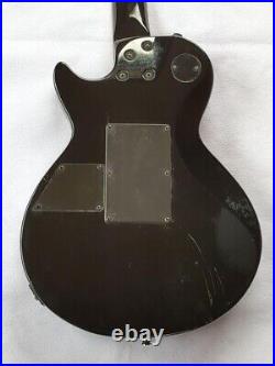 Grass roots G-CL-58 Les paul type Black SSS Electric Guitar Tested From Japan