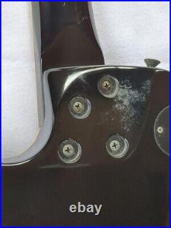 Grass roots G-CL-58 Les paul type Black SSS Electric Guitar Tested From Japan