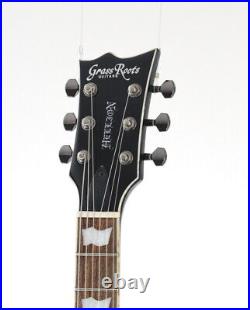 Grassroots G-U-65 Black Les Paul Type Lespaul Lp Grass Roots Electric Guitar