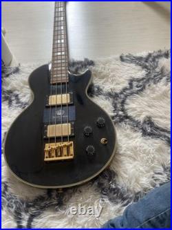 Grassroots Lez Paul Custombase Electric Bass Black with Gig Bag Grassroots Lez Paul Custombase Electric Bass Black with Gig Bag
