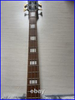 Grassroots Lez Paul Custombase Electric Bass Black with Gig Bag Grassroots Lez Paul Custombase Electric Bass Black with Gig Bag